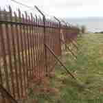 south Sutor unclimbable fence
